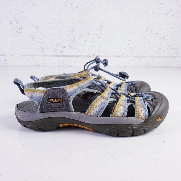 Keen Newport H2 Waterproof Hiking Sport Sandals, Women’s 7.5 Yellow/blue - Picture 1 of 11
